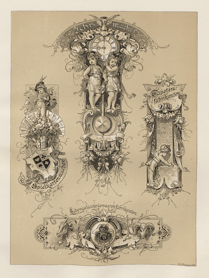Albert Ilg - Allegories and Emblems Pl.161