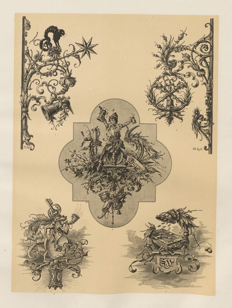 Albert Ilg - Allegories and Emblems Pl.167