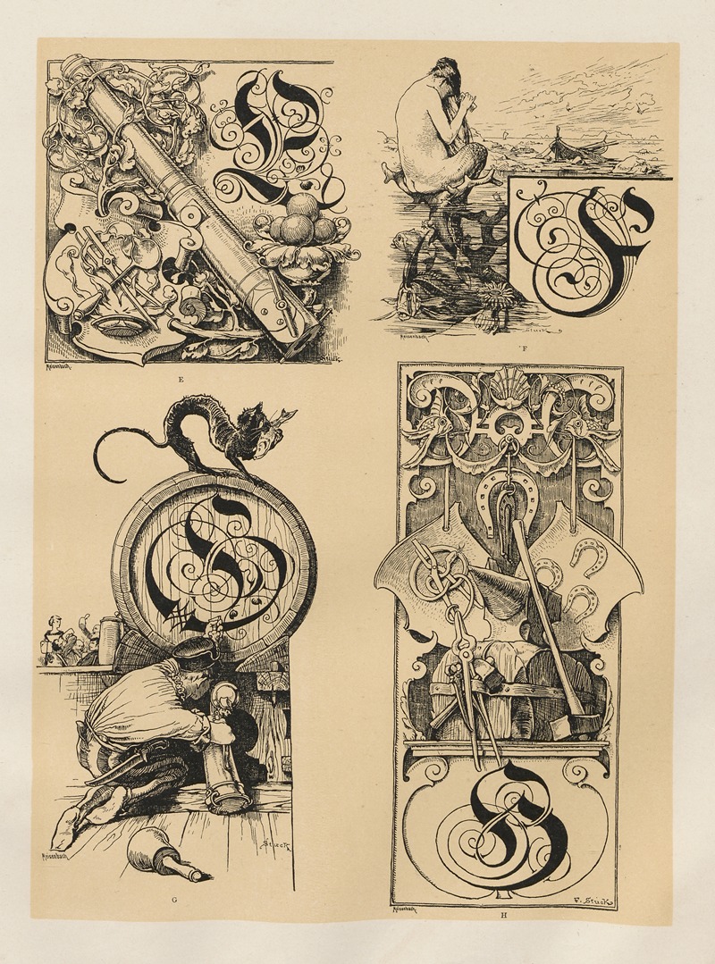 Albert Ilg - Allegories and Emblems Pl.173