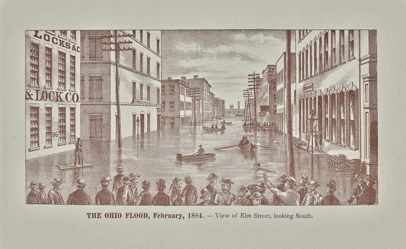 Anonymous - View of Elm Street, looking south