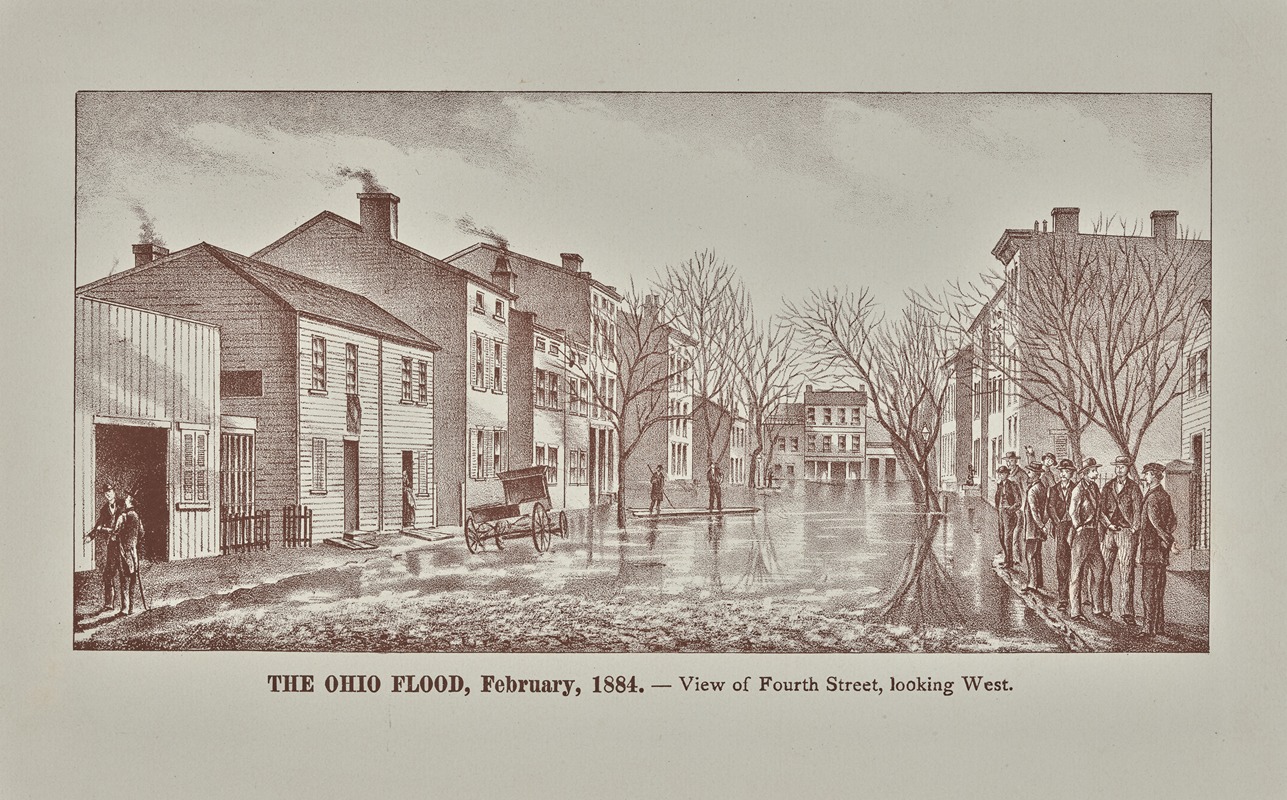 Anonymous - View of Fourth Street, looking west