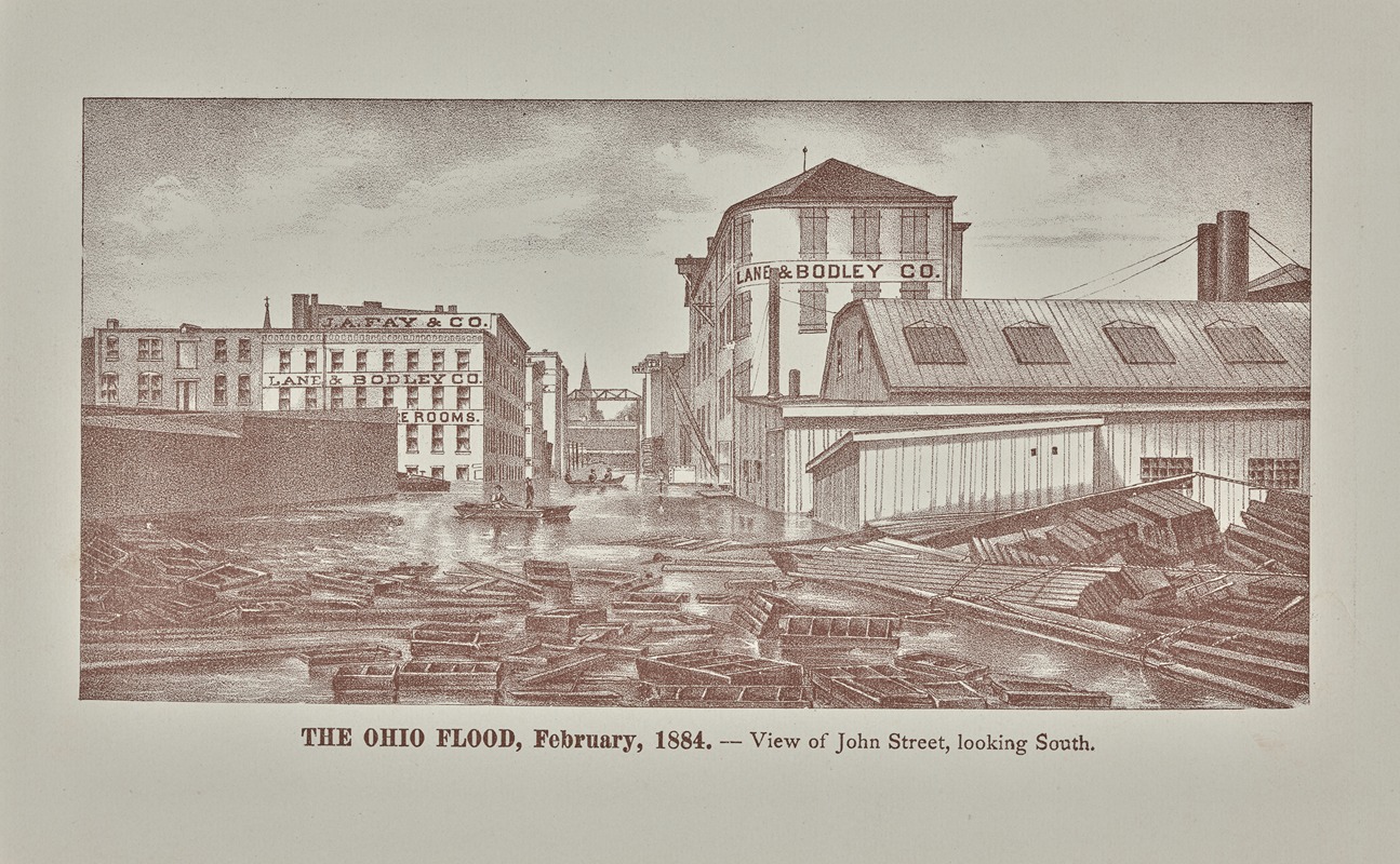 Anonymous - View of John Street, looking south