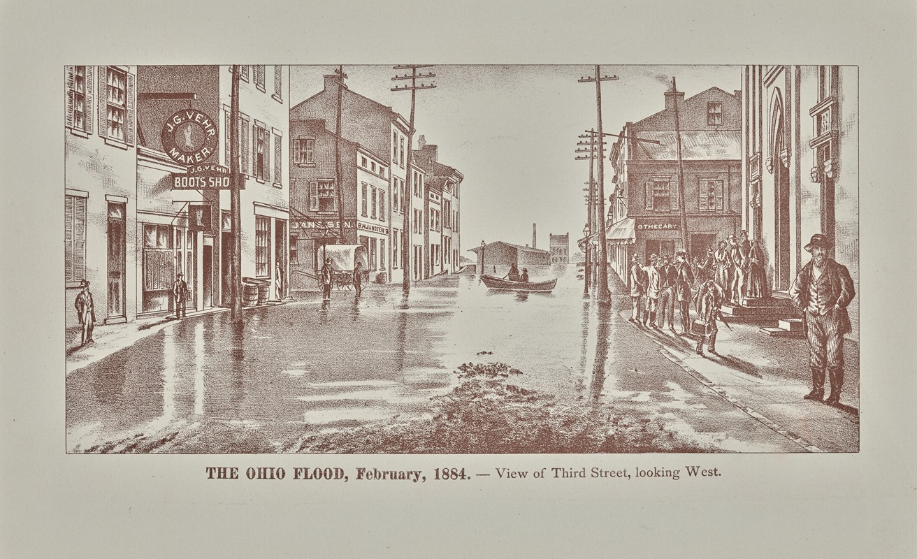 Anonymous - View of Third Street, looking south