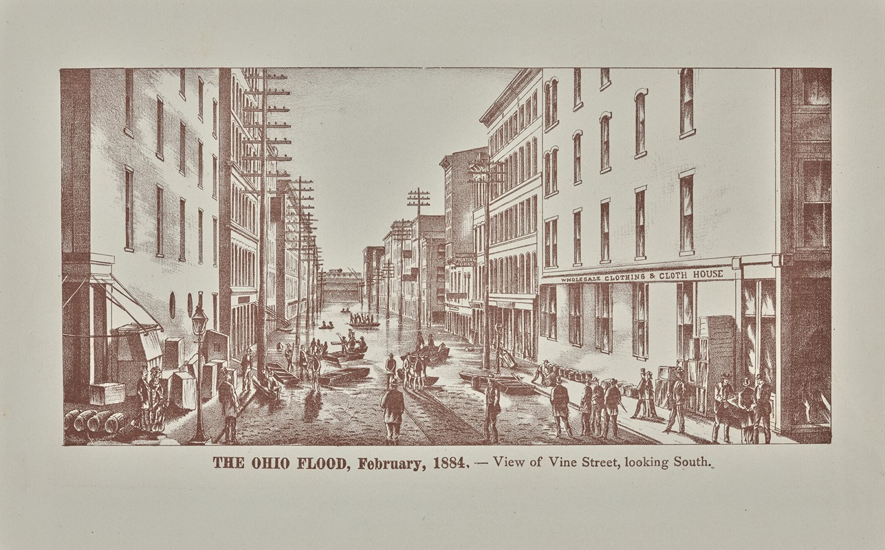 Anonymous - View of Vine Street, looking south