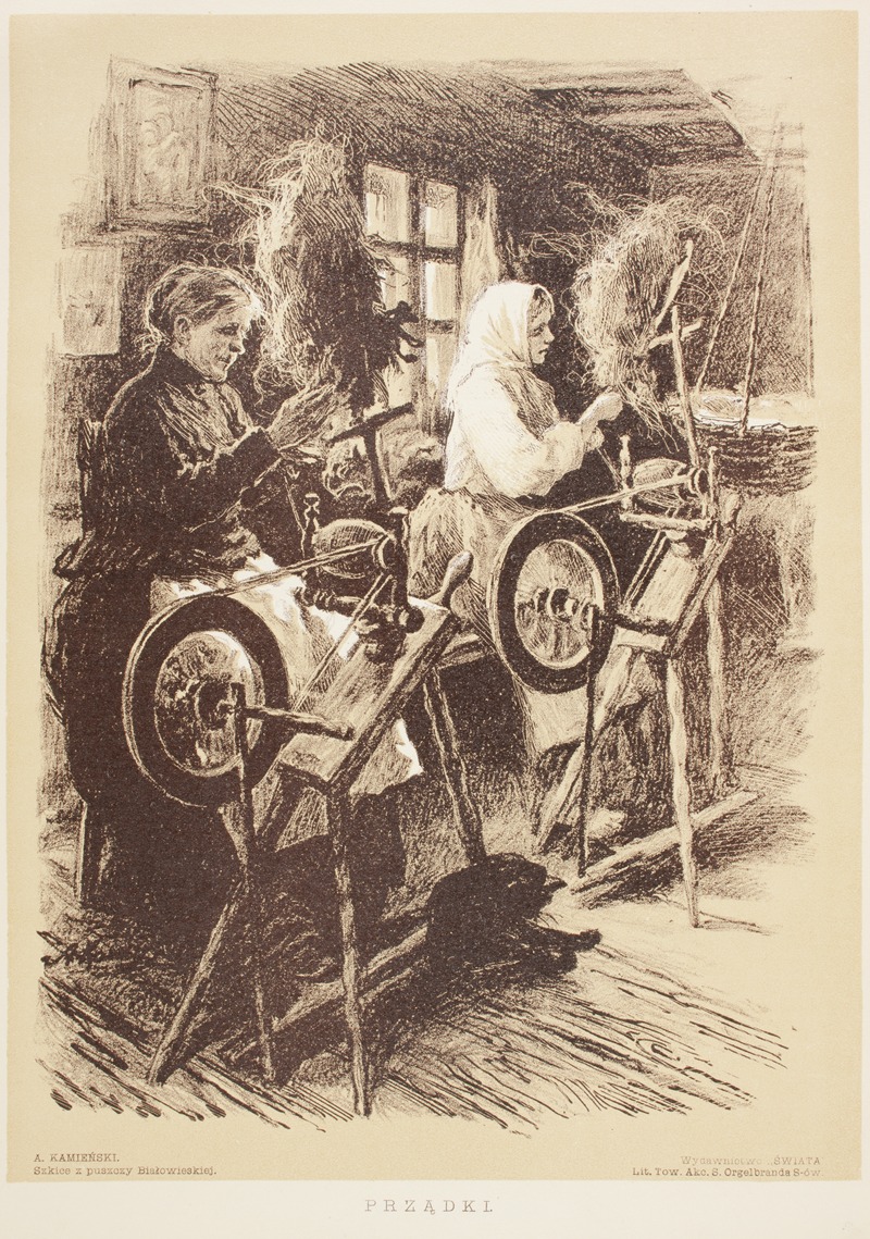 Antoni Kamieński - Prządki