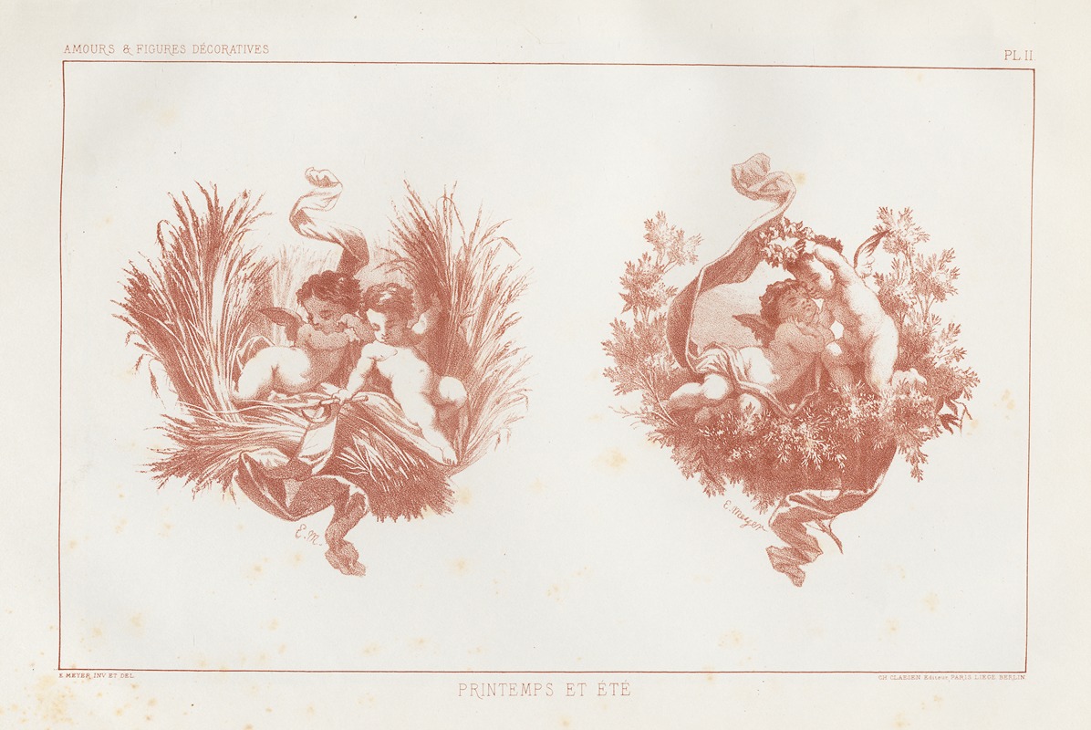 E. Meyer - Amours et figures; décoratives arts industriels Pl.03