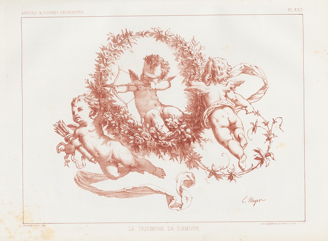 E. Meyer - Amours et figures; décoratives arts industriels Pl.21