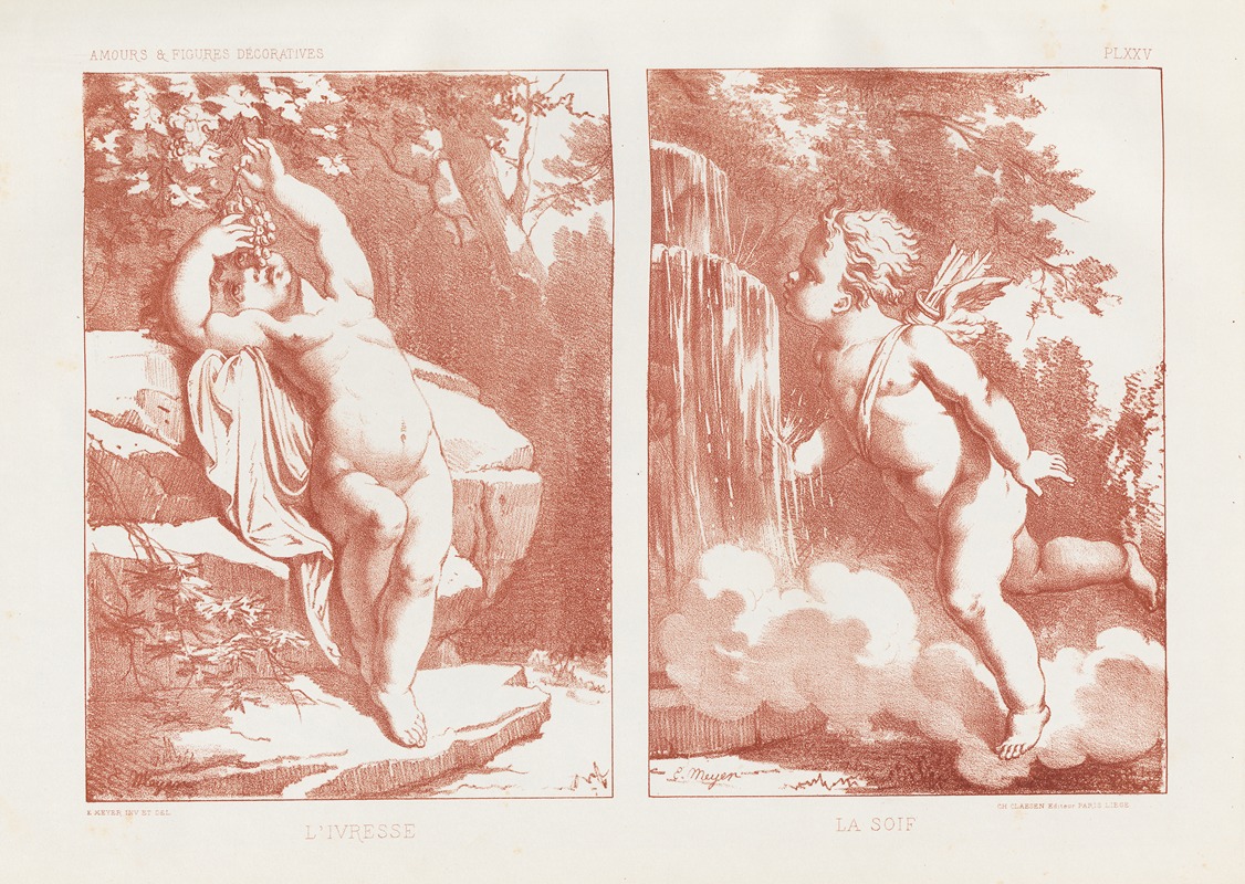 E. Meyer - Amours et figures; décoratives arts industriels Pl.24
