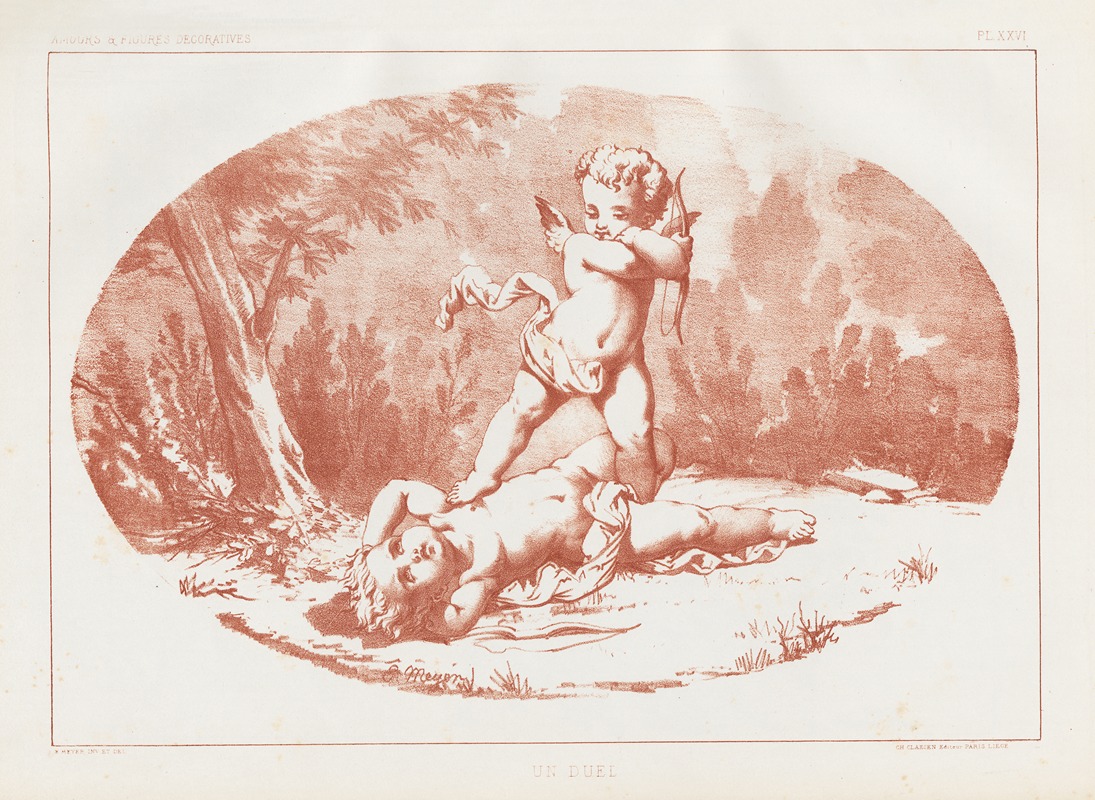 E. Meyer - Amours et figures; décoratives arts industriels Pl.25