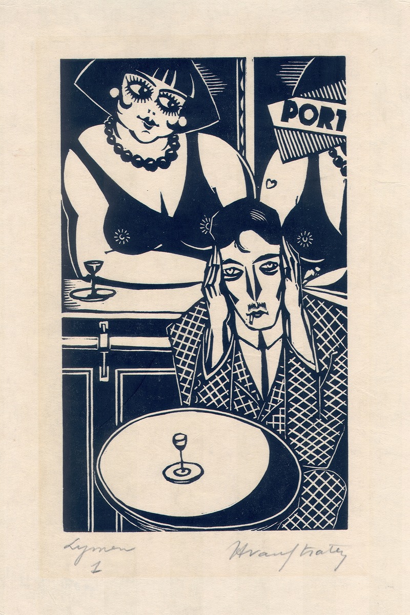 Henri Van Straten - Laarmans op café bij Jeanne