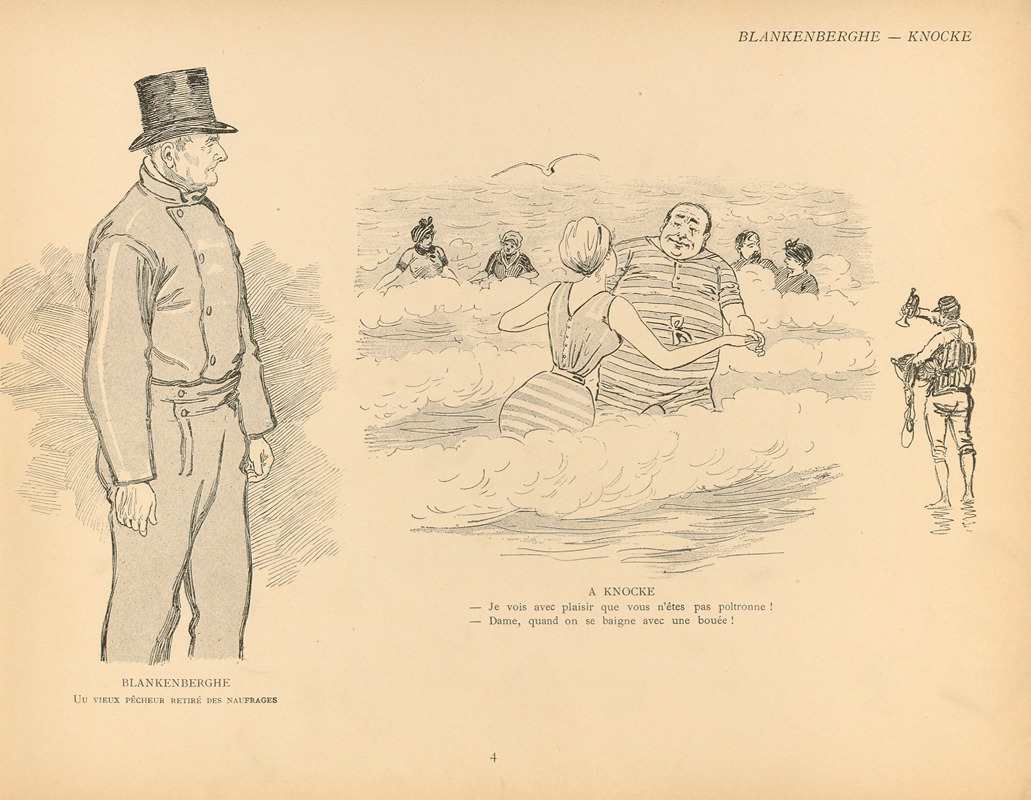 Mars (Maurice Bonvoisin) - Croquis de plage Pl.04
