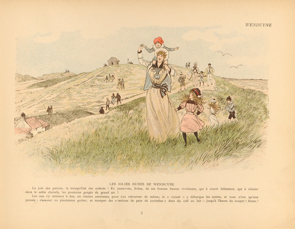 Mars (Maurice Bonvoisin) - Croquis de plage Pl.05