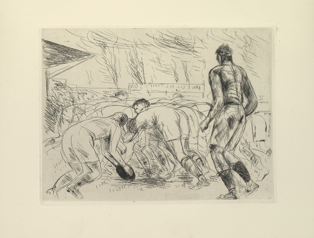 Paul Valéry - A. Dunoyer de Segonzac – La Mélée