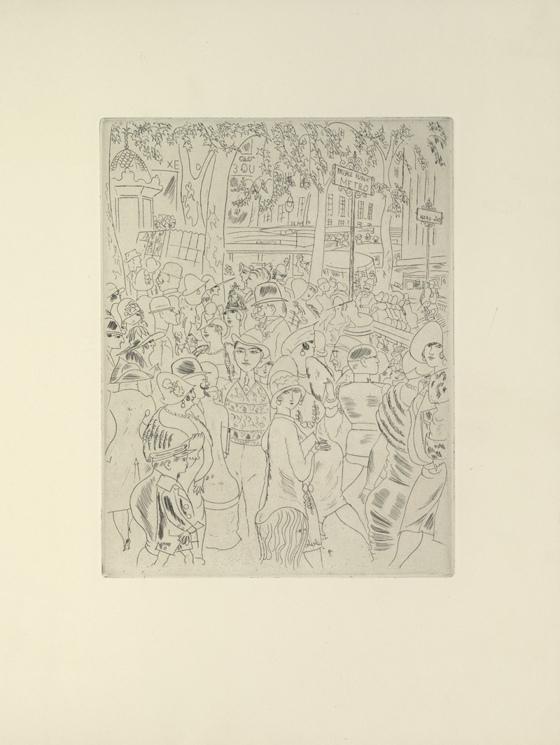 Paul Valéry - Chas Laborde – Boulevard des Capucines