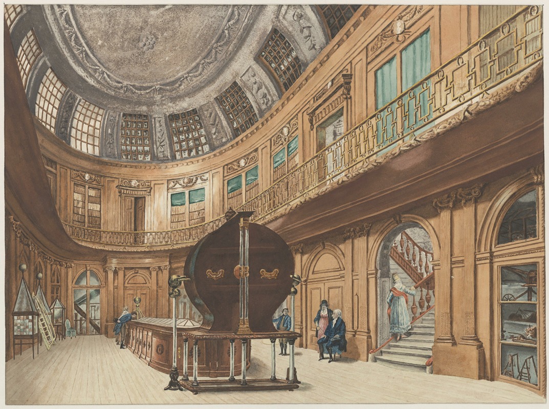 Wybrand Hendriks - Teyler’s Stichting. Museum, groote of ovale zaal.