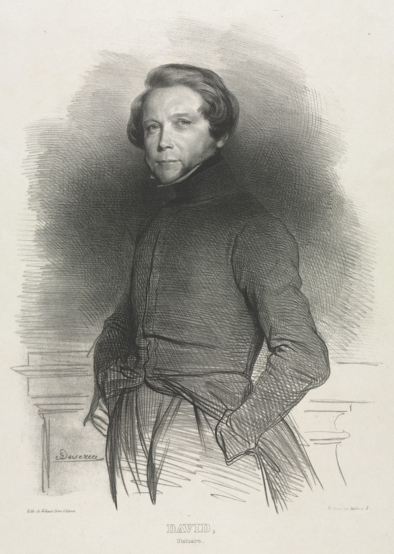 Achille Devéria - Pierre Jean David, called David d’Angers
