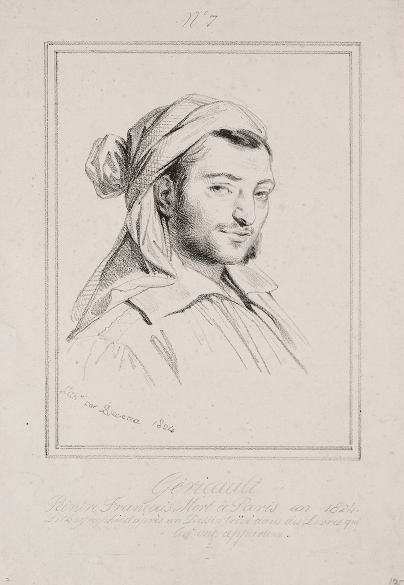 Achille Devéria - Théodore Géricault