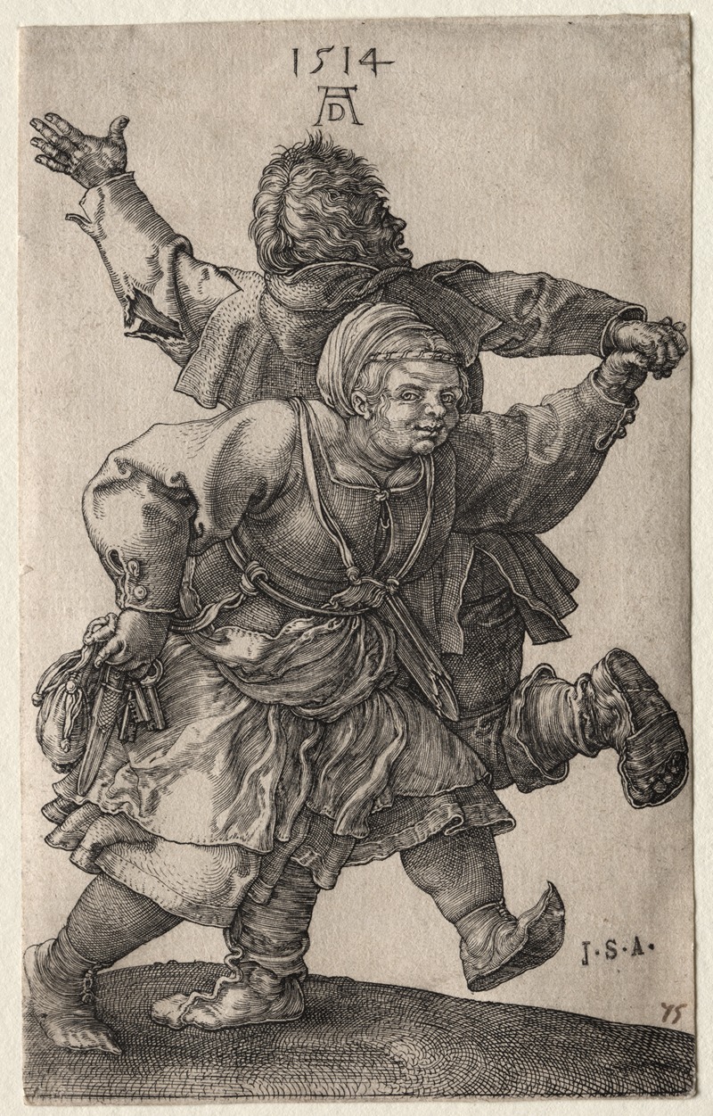 Albrecht Dürer - Peasant Couple Dancing