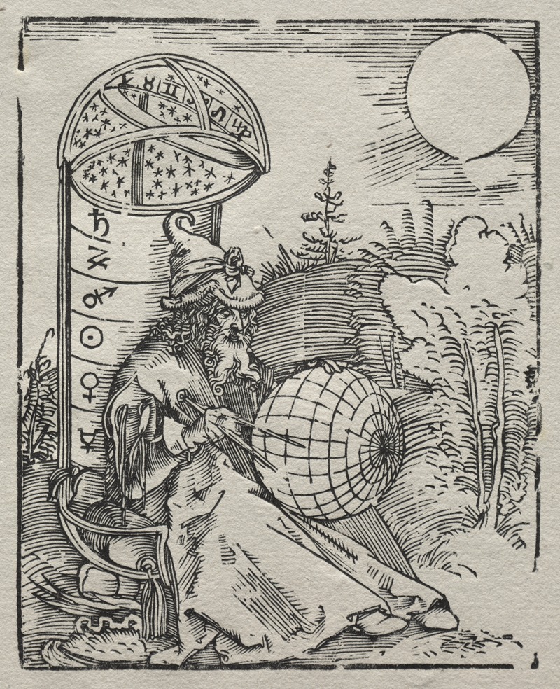 Albrecht Dürer - Ptolemaeus mit dem Himmelsglobus