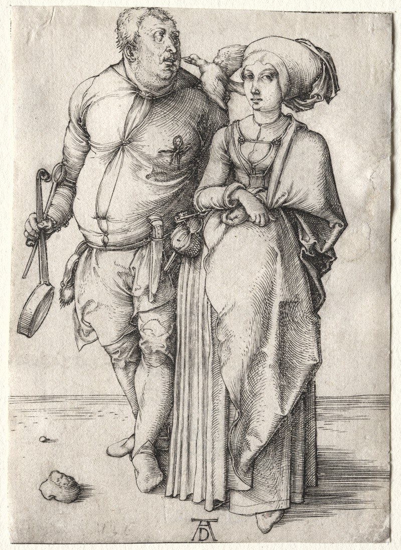 Albrecht Dürer - The Cook and His Wife