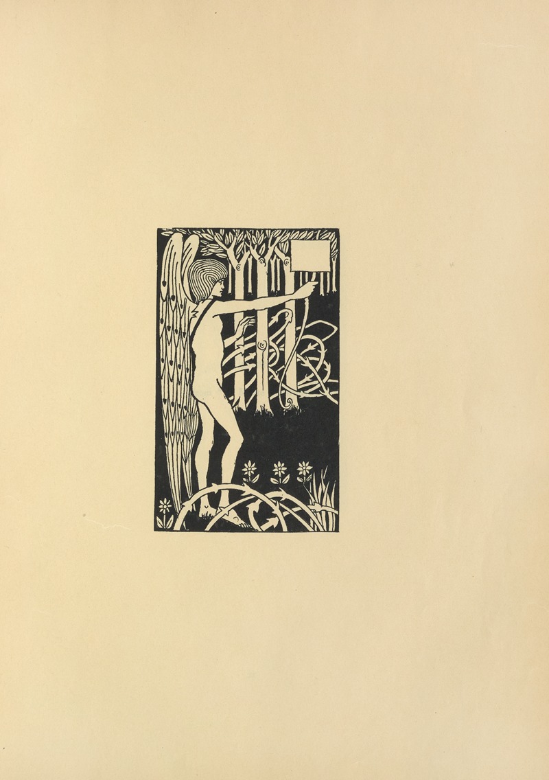 Aubrey Vincent Beardsley - Vignette From ‘Le Morte Darthur’