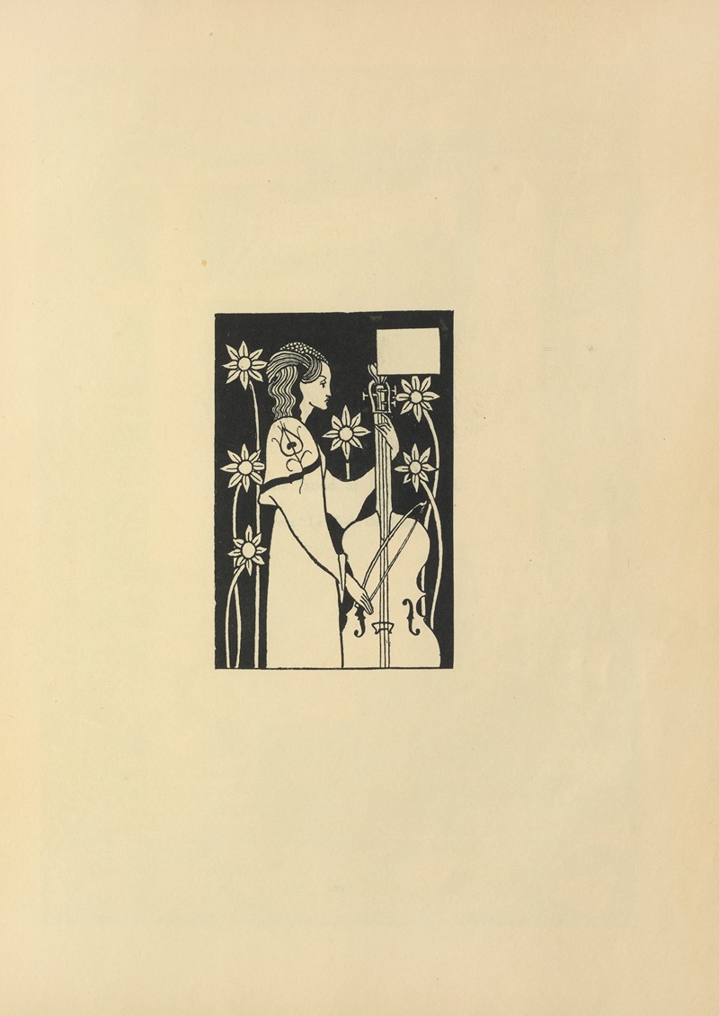 Aubrey Vincent Beardsley - Vignette From ‘Le Morte Darthur’