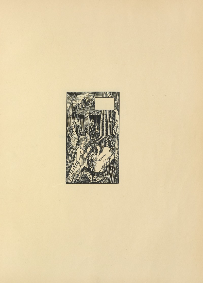 Aubrey Vincent Beardsley - Vignette From ‘Le Morte Darthur’
