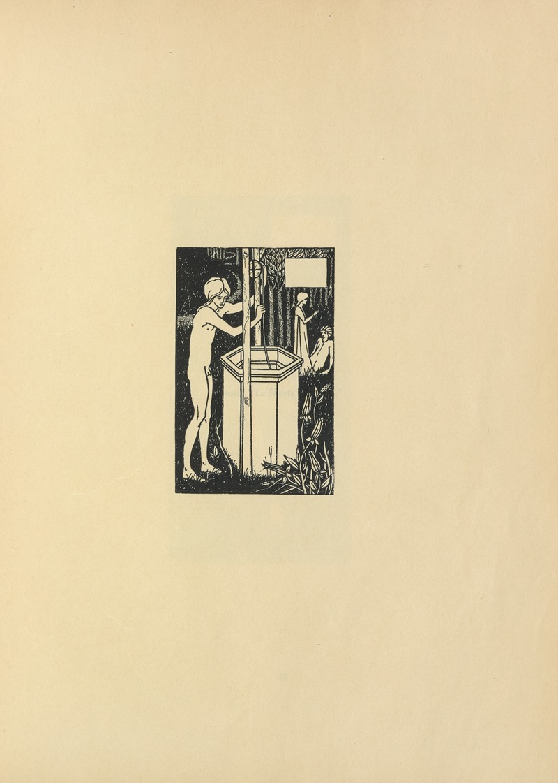 Aubrey Vincent Beardsley - Vignette From ‘Le Morte Darthur’