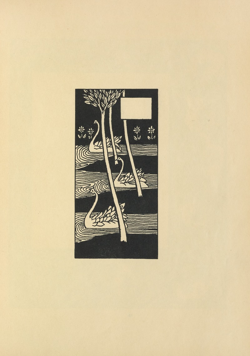 Aubrey Vincent Beardsley - Vignette From ‘Le Morte Darthur’
