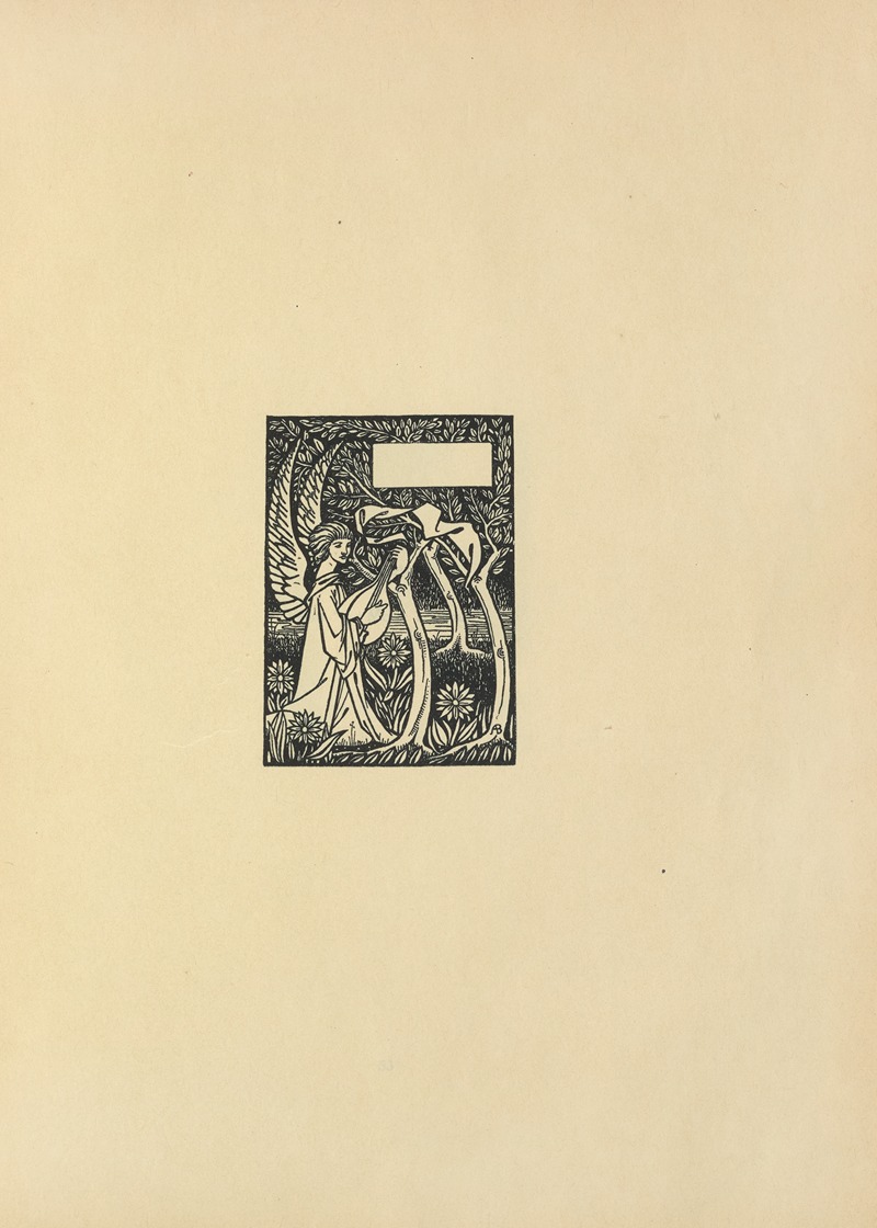 Aubrey Vincent Beardsley - Vignette From ‘Le Morte Darthur’