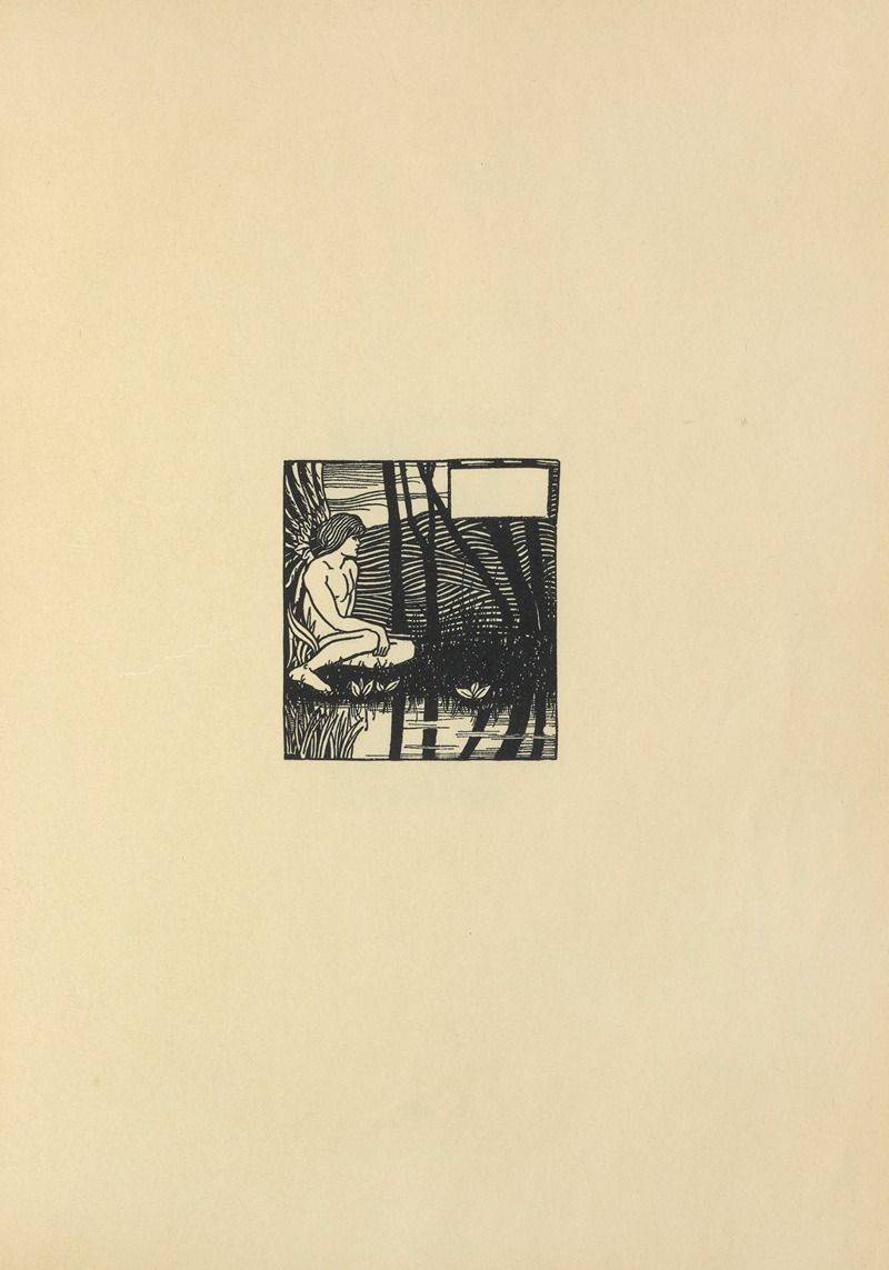 Aubrey Vincent Beardsley - Vignette From ‘Le Morte Darthur’