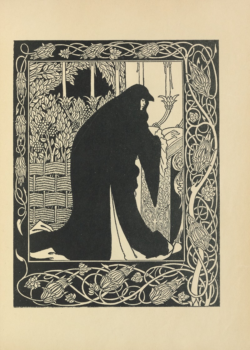 Aubrey Vincent Beardsley - How Queen Guenever made her a Nun From ‘Le Morte Darthur’