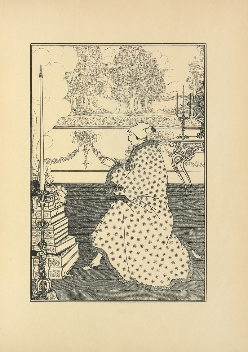 Aubrey Vincent Beardsley - The Baron’s Prayer From ‘The Rape of the Lock’