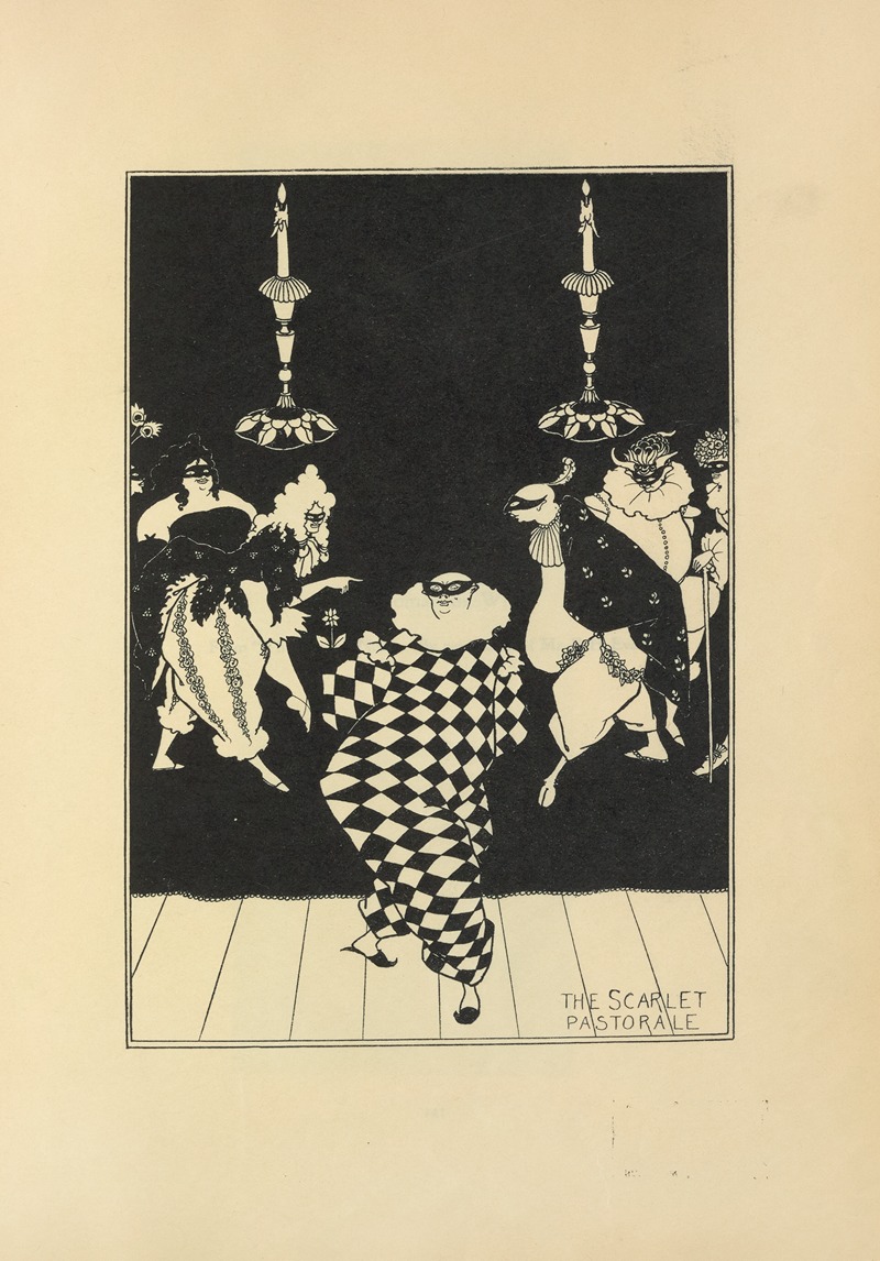 Aubrey Vincent Beardsley - The Scarlet Pastorale