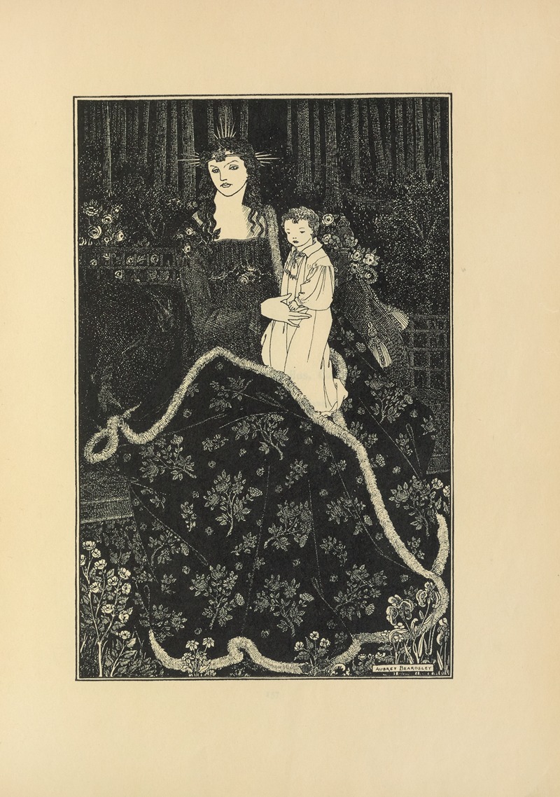 Aubrey Vincent Beardsley - Christmas Card Issued with No. 1 of ‘The Savoy’