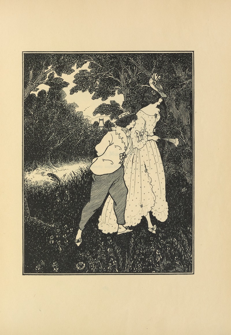 Aubrey Vincent Beardsley - The Three Musicians From No. 1 of ‘The Savoy’