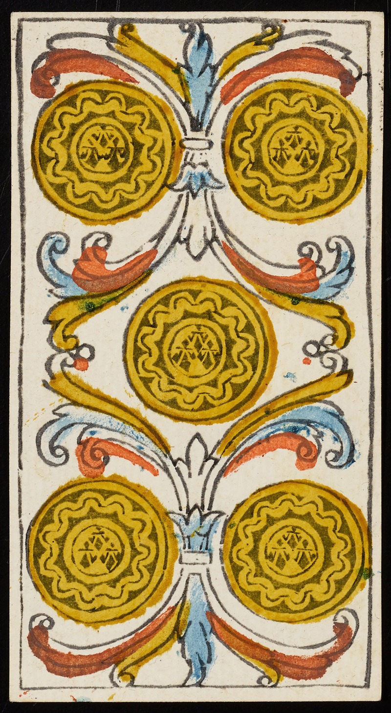 Claude Burdel - Five of Coins