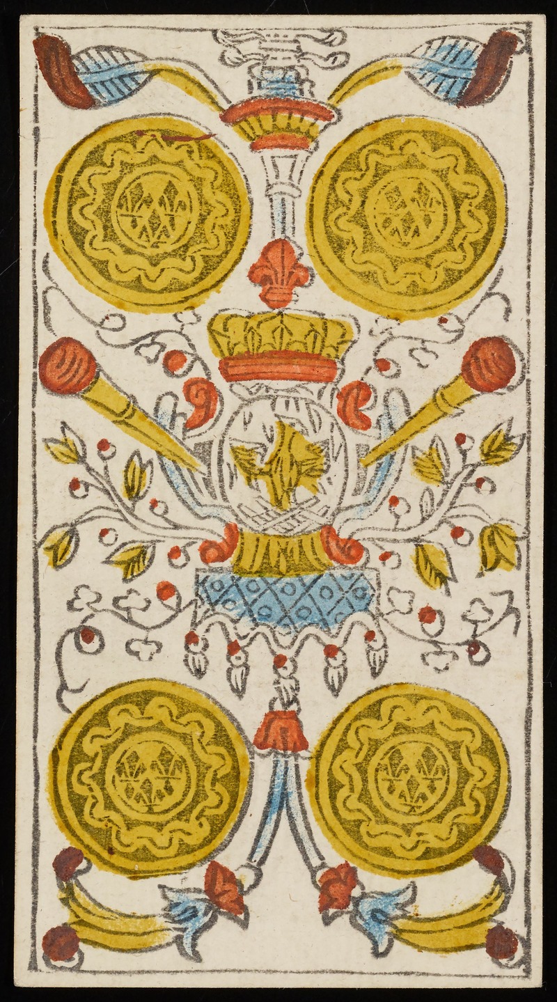 Claude Burdel - Four of Coins