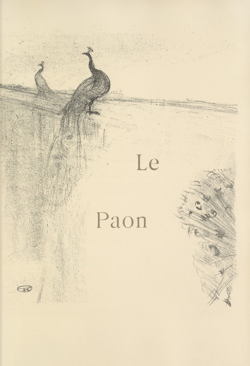 Henri de Toulouse-Lautrec - Le Paon