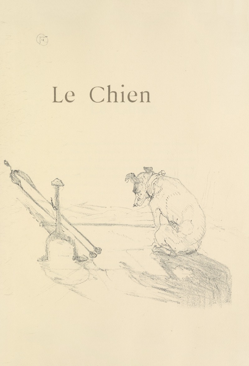 Henri de Toulouse-Lautrec - Le Chien