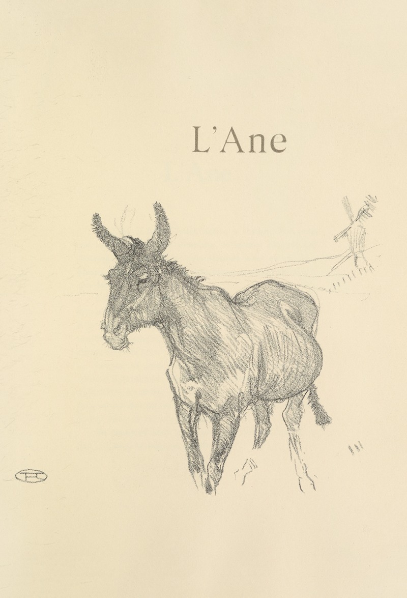 Henri de Toulouse-Lautrec - L’Ane