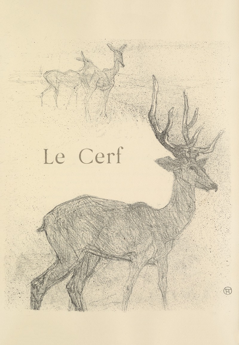 Henri de Toulouse-Lautrec - Le Cerf
