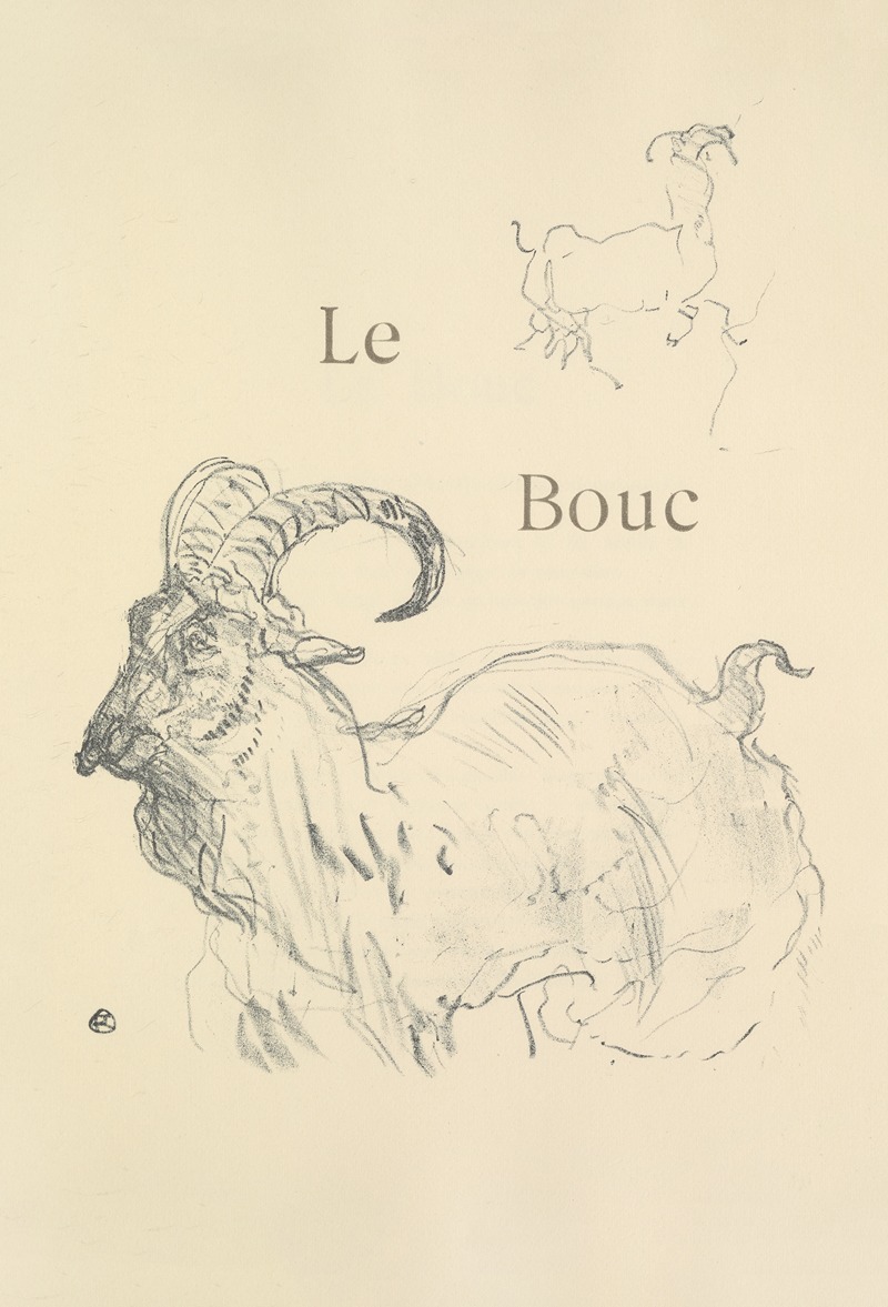 Henri de Toulouse-Lautrec - Le Bouc