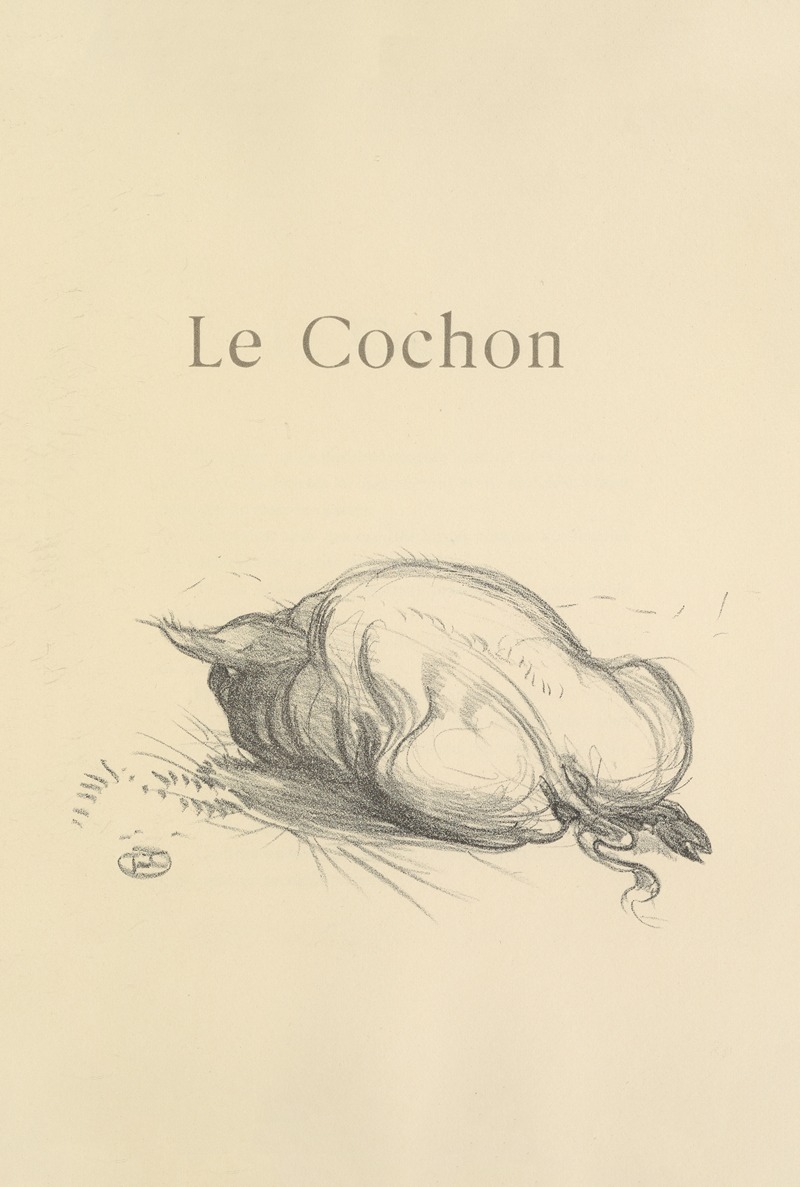 Henri de Toulouse-Lautrec - Le Cochon