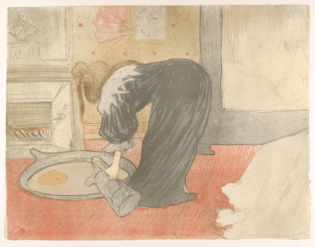 Henri de Toulouse-Lautrec - Filling a Tub