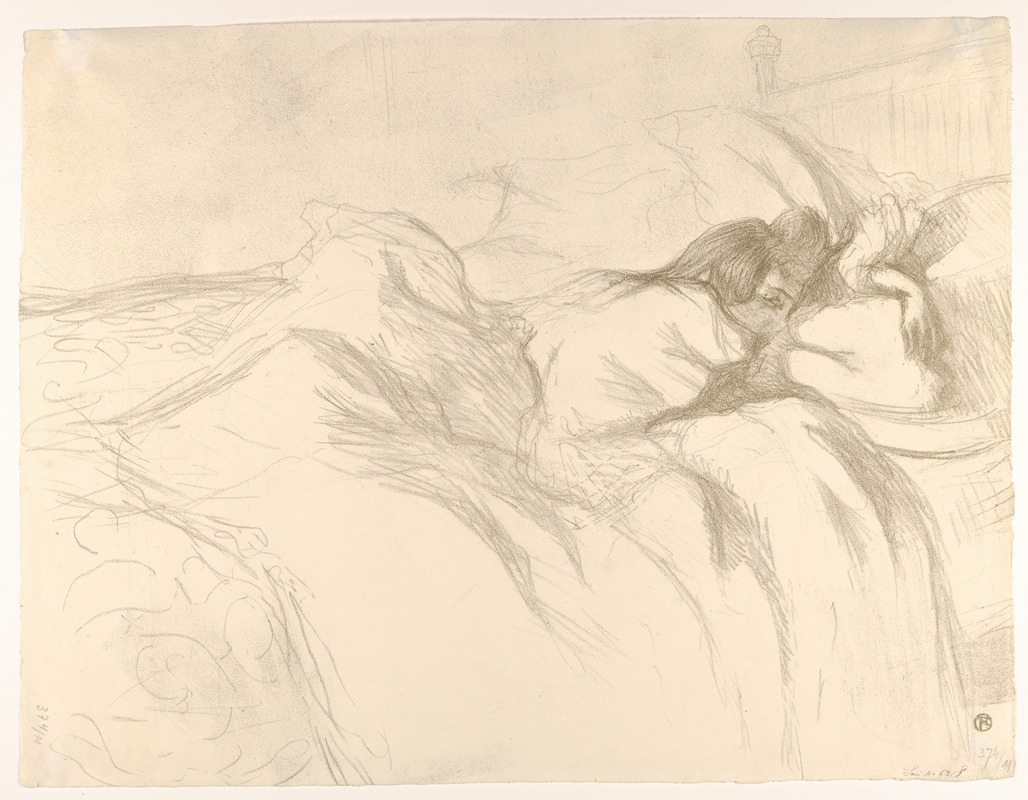 Henri de Toulouse-Lautrec - Waking Up