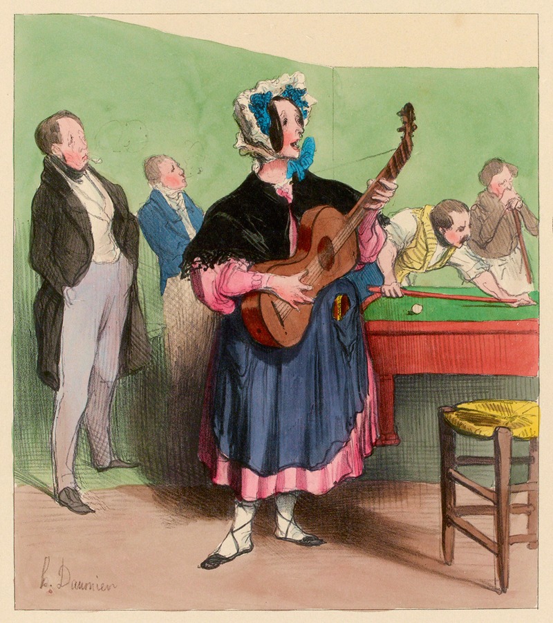 Honoré Daumier - La cigale
