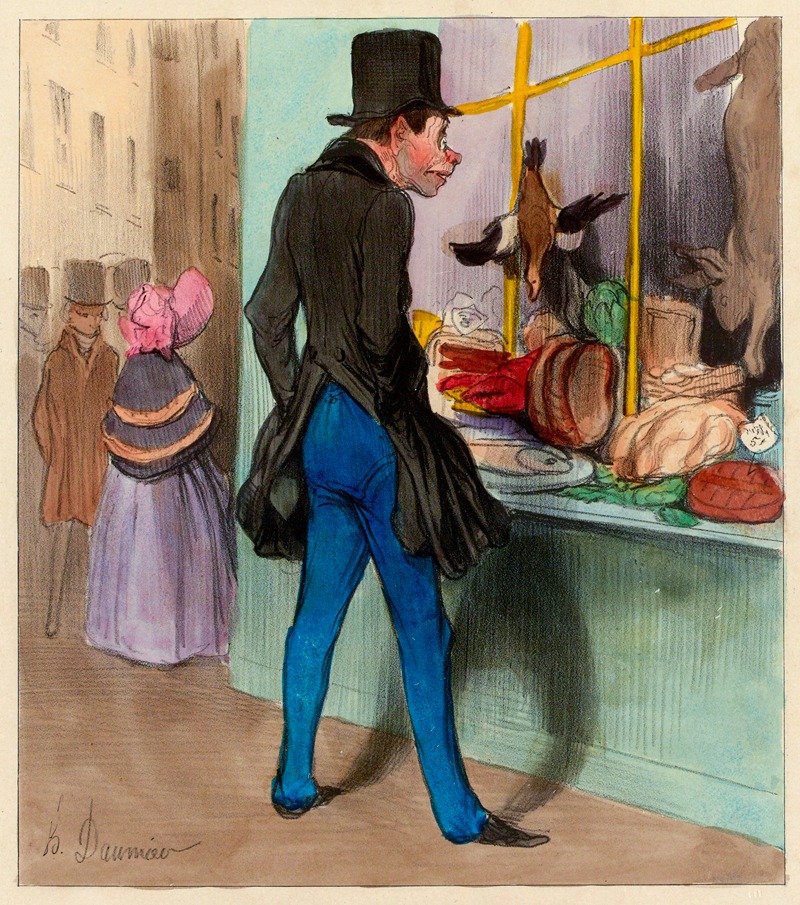 Honoré Daumier - Le crocodille