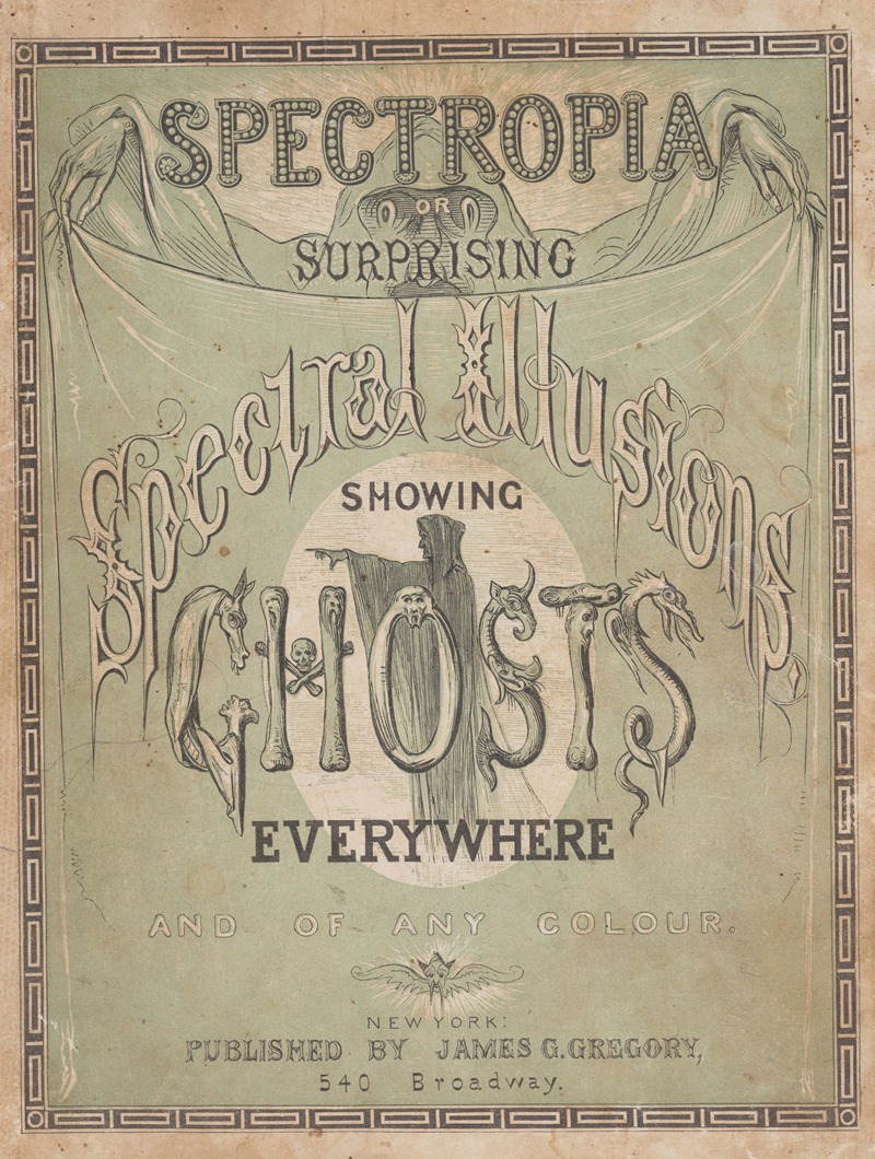 J.H. Brown - Spectropia; or, Surprising spectral illusions; Showing ghosts everywhere, and of any colour Pl.01