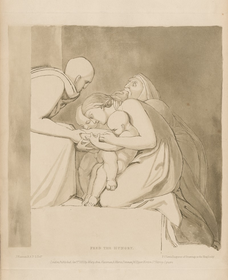 John Flaxman - Feed the hungry